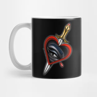 I’ll stab your eye out. Mug